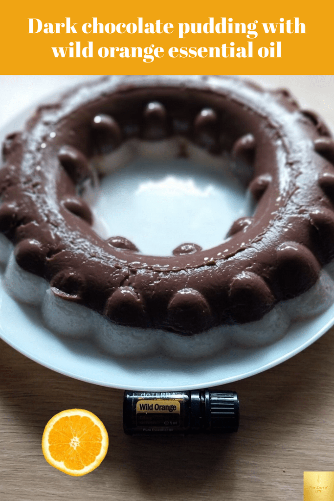 Pudding with wild orange