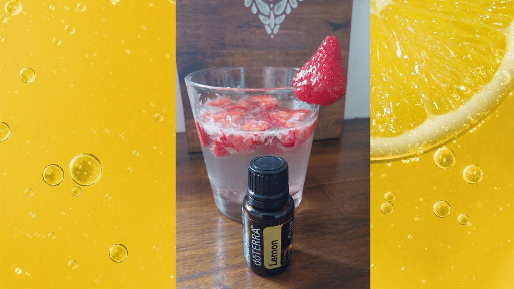 Frissítő nyári kedvencem: epres limonádé doTERRA Lemon olajjal!&nbsp;🍓🍋