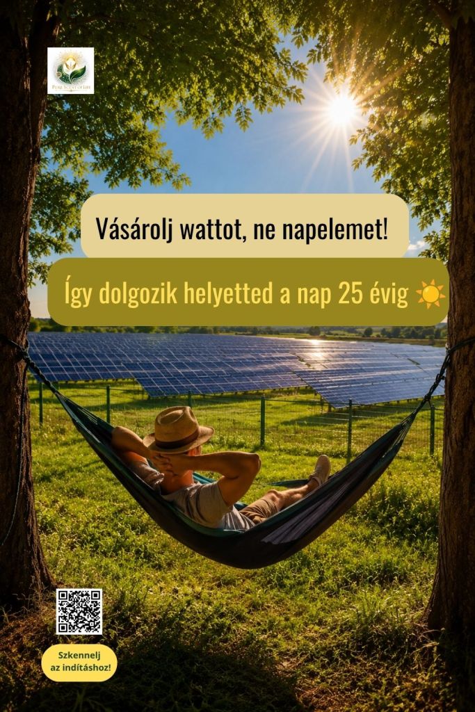 Vásárolj wattot, ne napelemet! Így dolgozik helyetted a nap 25 évig ☀️