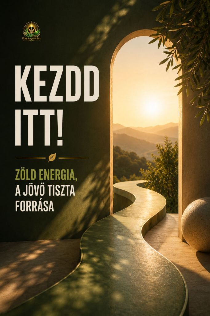 Kezdd itt! Zöld energia. 
A jövő tiszta forrása.